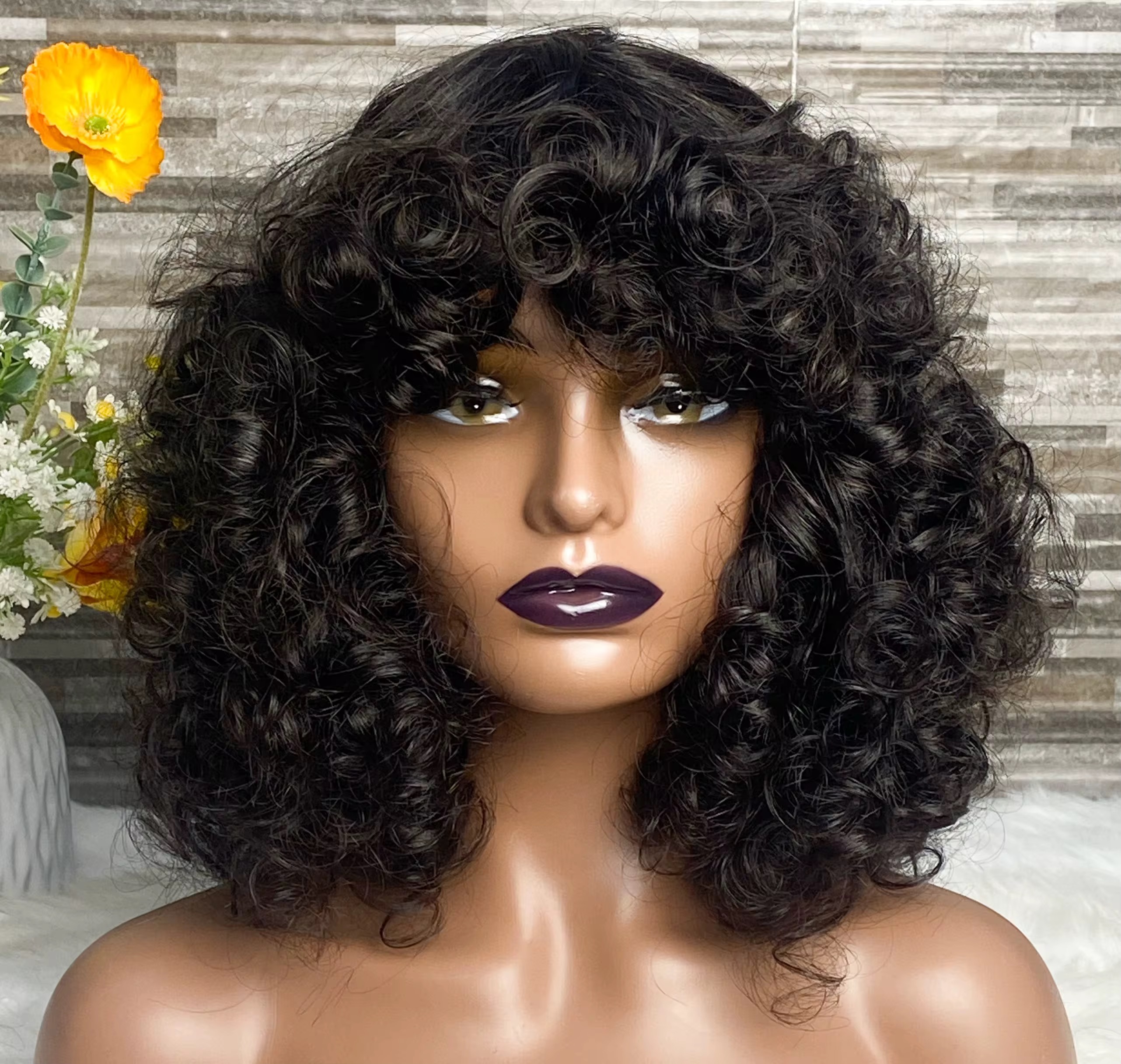 10" curly bob wig2