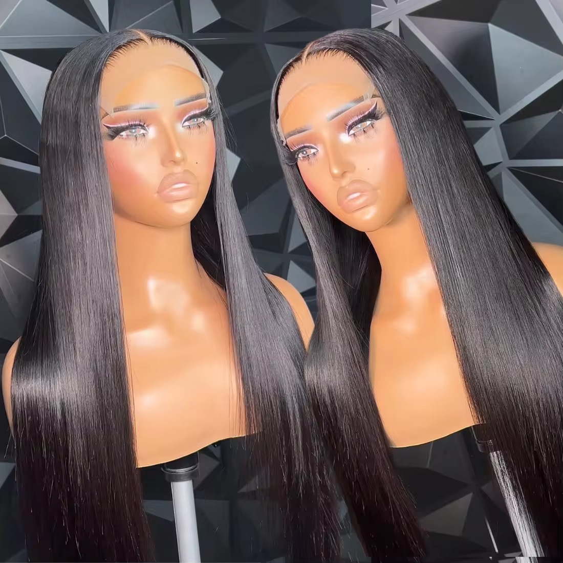 16" raw virgin bone straight2