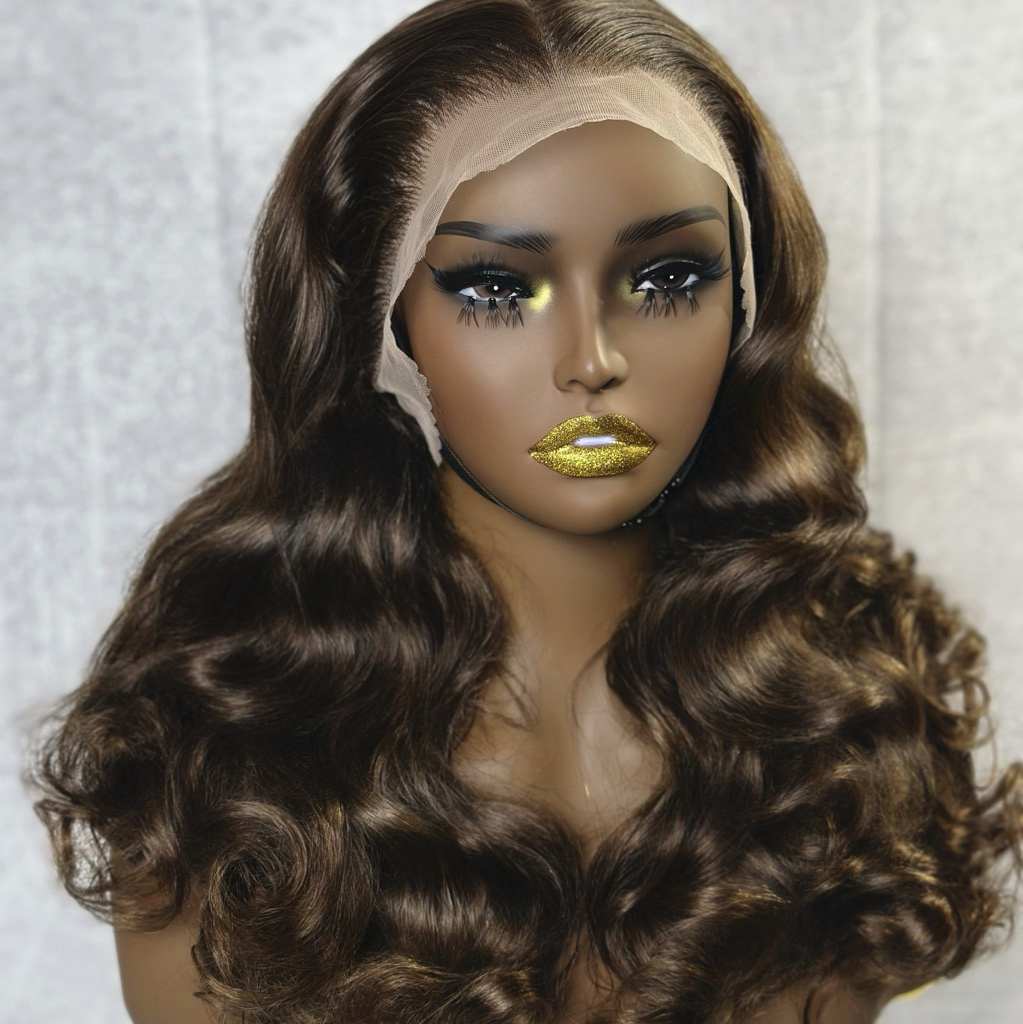 22"bouncy wig (brown)