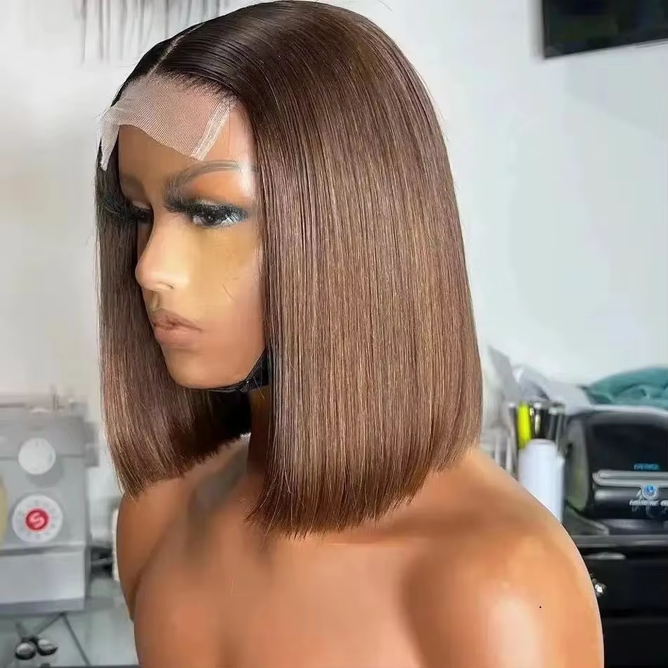 8"bone straight(brown)