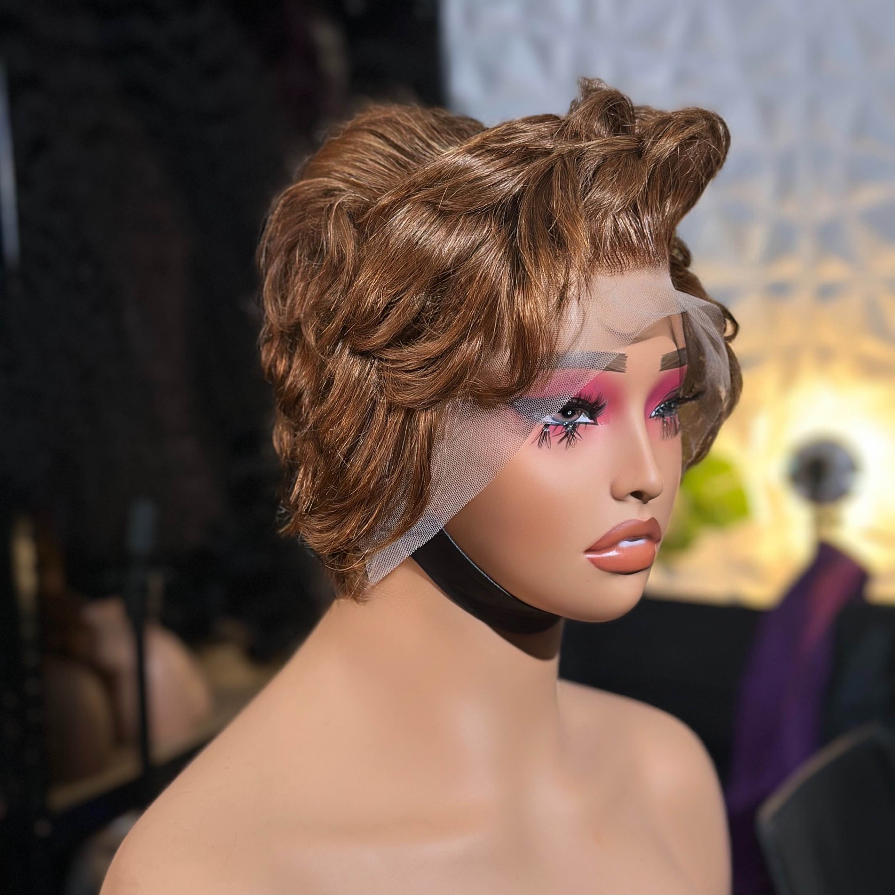 Colour 4 short pixie cut wig2